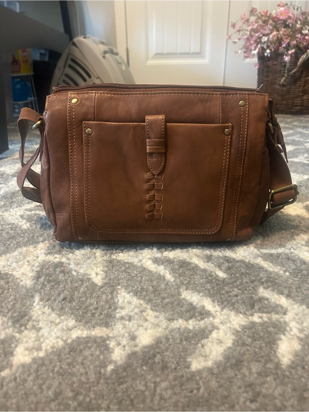 Women’s Leather Crossbody Shoulder Bag